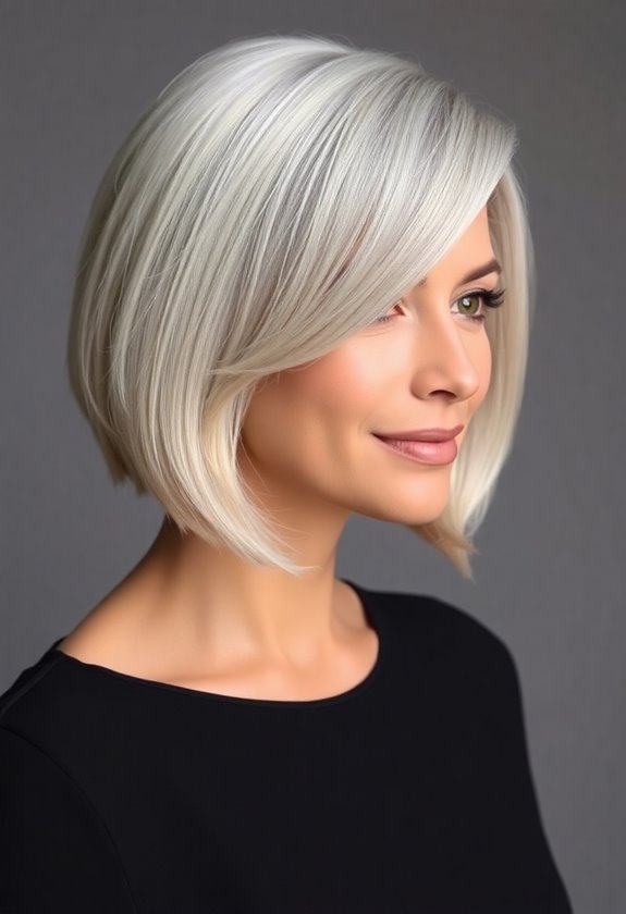 timeless chin length bob elegance