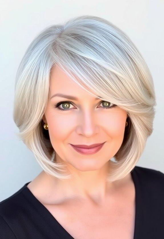 timeless layered bob hairstyle