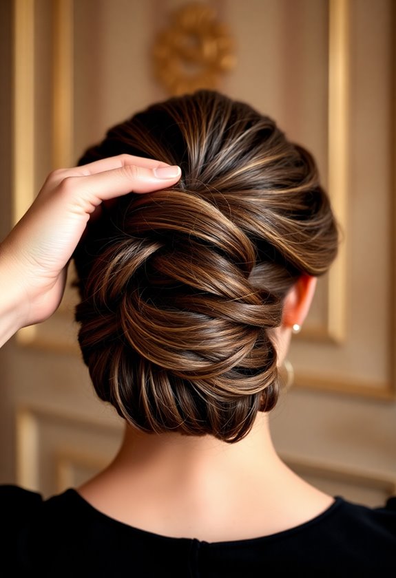 twist and wrap curls
