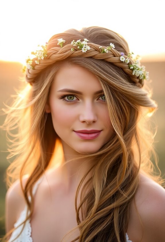 versatile bohemian crown braids