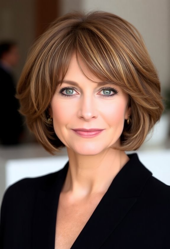 versatile layered bob hairstyle