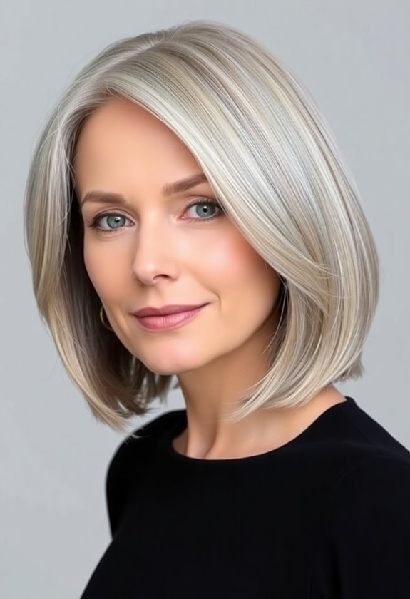 youthful a line bob hairstyle